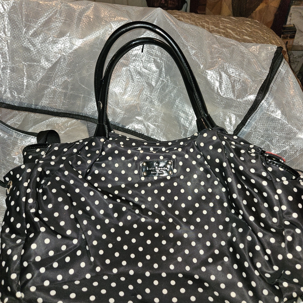Black Polka Dot Women's Bag